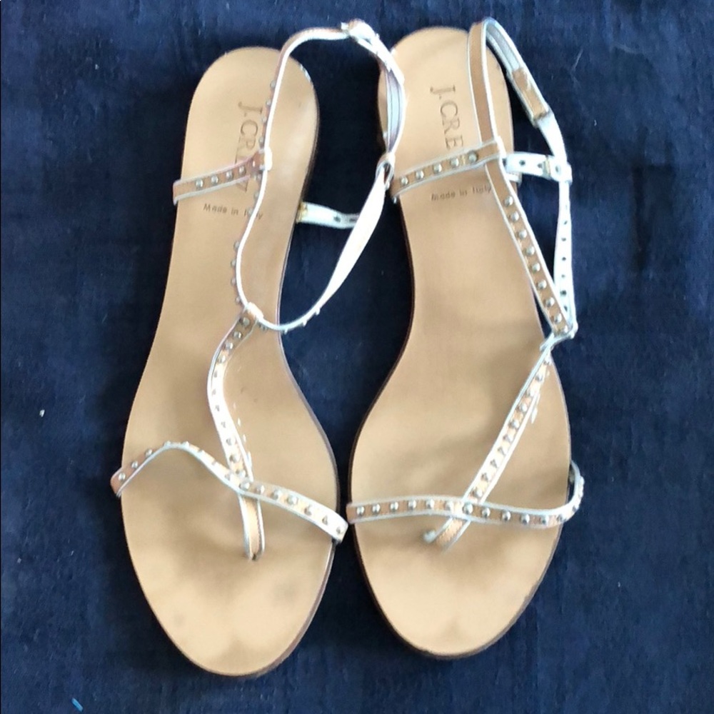Studded gladiator flat sandals